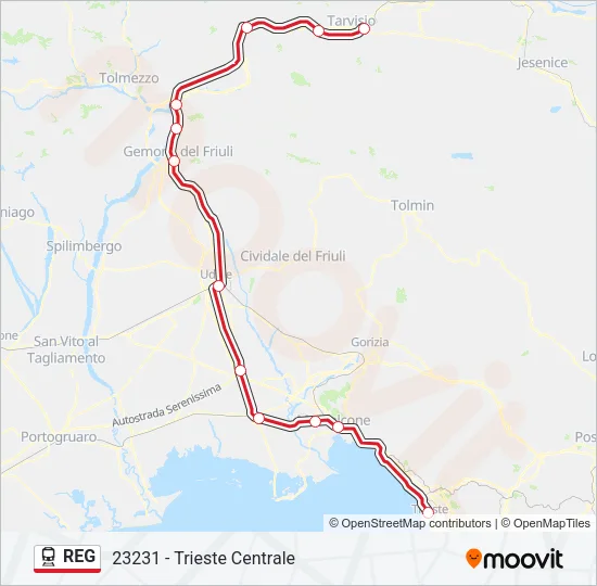 REG  Line Map