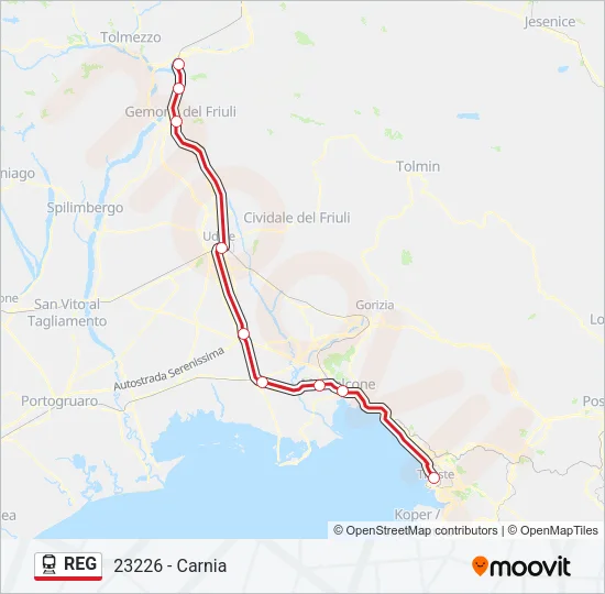 REG  Line Map