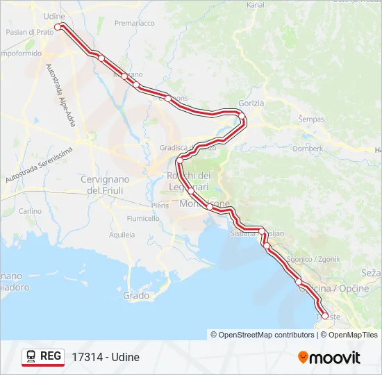 REG  Line Map