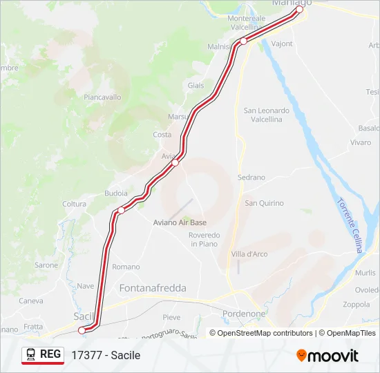 REG  Line Map