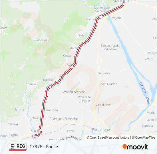 REG  Line Map