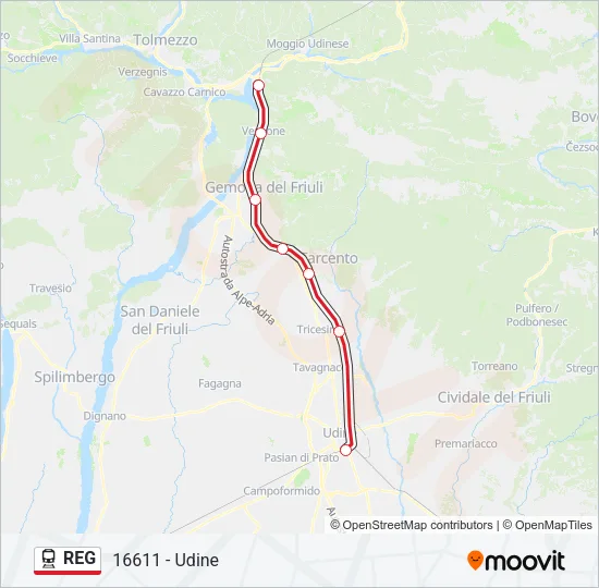 REG  Line Map