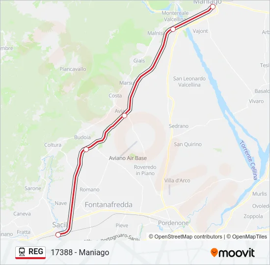 REG  Line Map