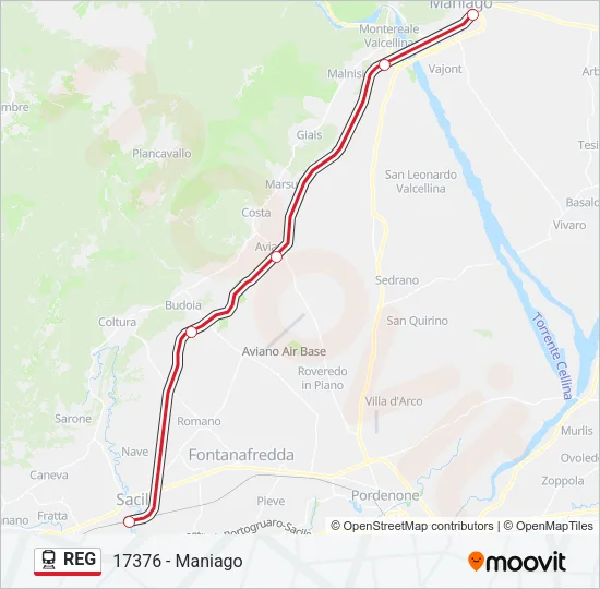 REG  Line Map