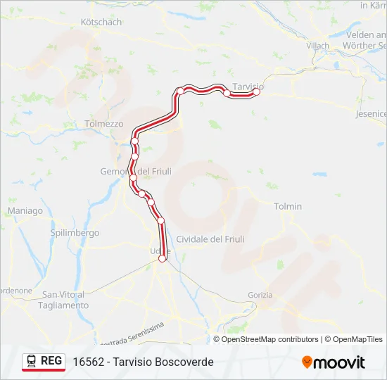 REG  Line Map