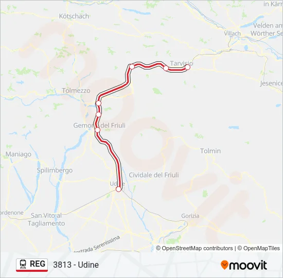 REG  Line Map