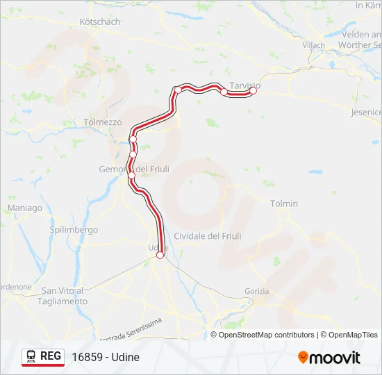 REG  Line Map