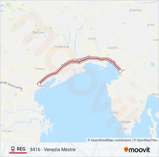 REG  Line Map