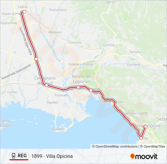 REG  Line Map