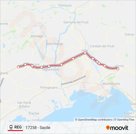 REG  Line Map