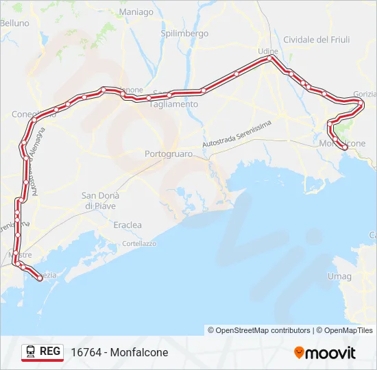 REG  Line Map