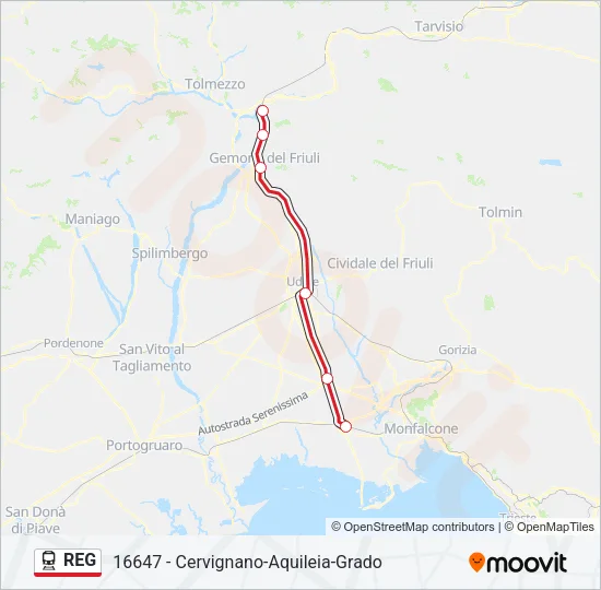 REG  Line Map