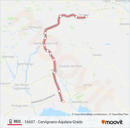 REG  Line Map