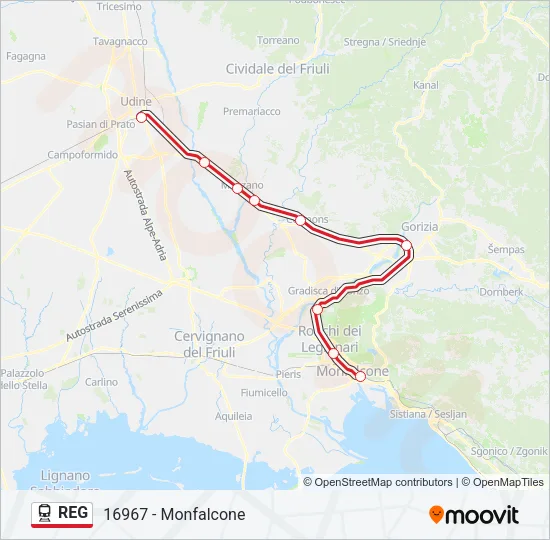 REG  Line Map