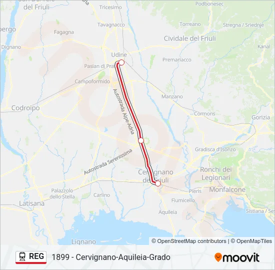 REG  Line Map