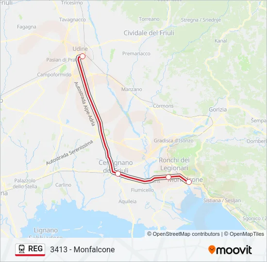 REG  Line Map