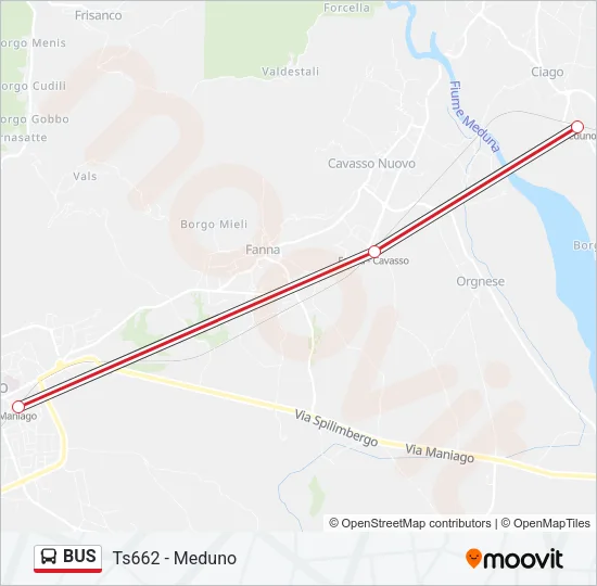 BUS  Line Map