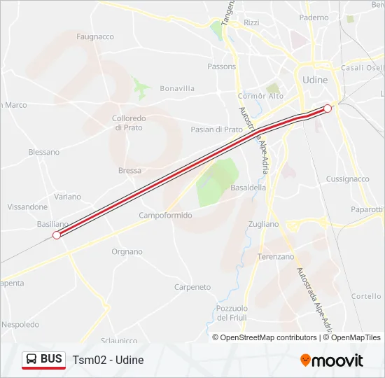 BUS  Line Map