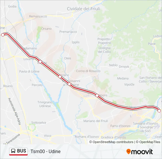 BUS  Line Map