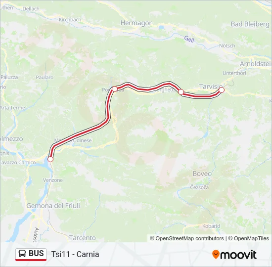 BUS  Line Map