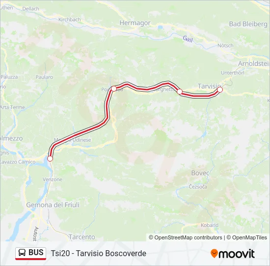 BUS  Line Map