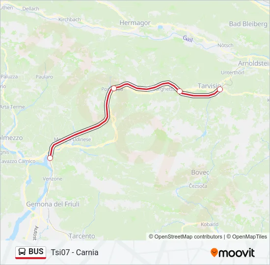 BUS  Line Map