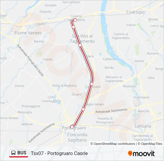 BUS  Line Map