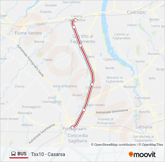 BUS  Line Map
