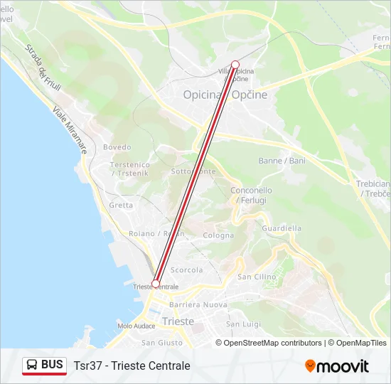BUS  Line Map