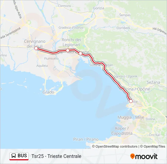 BUS  Line Map