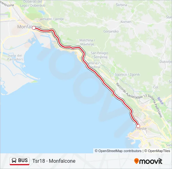 BUS  Line Map