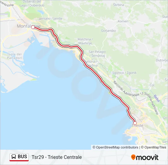 BUS  Line Map