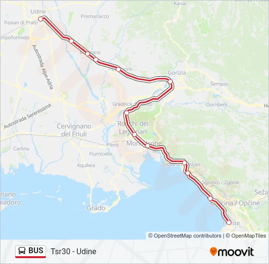 BUS  Line Map