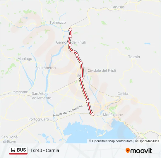 BUS  Line Map