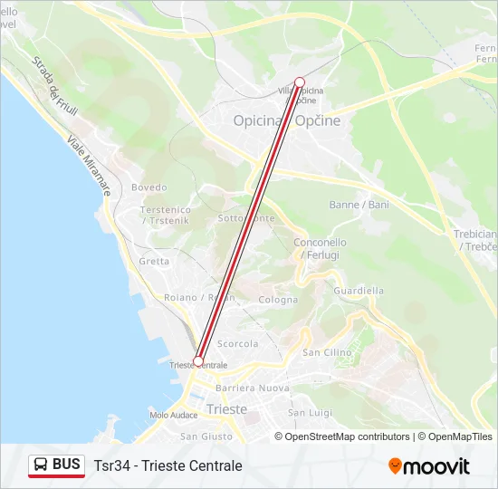 BUS  Line Map