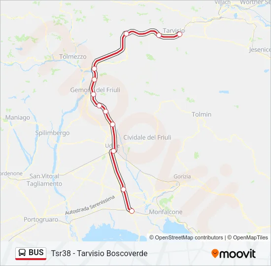 BUS  Line Map