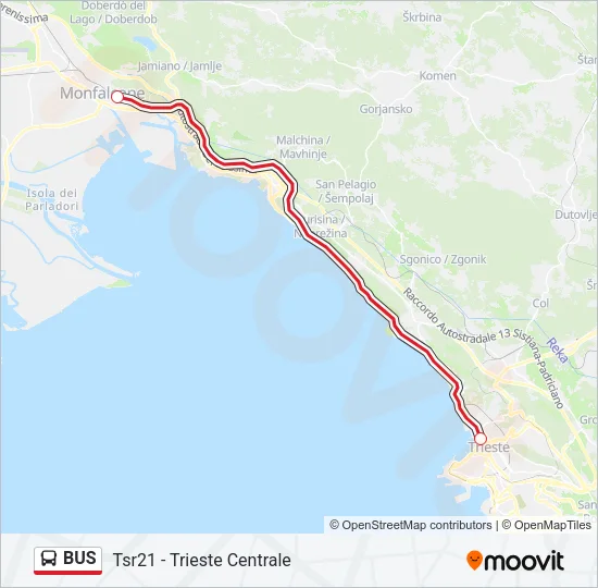 BUS  Line Map