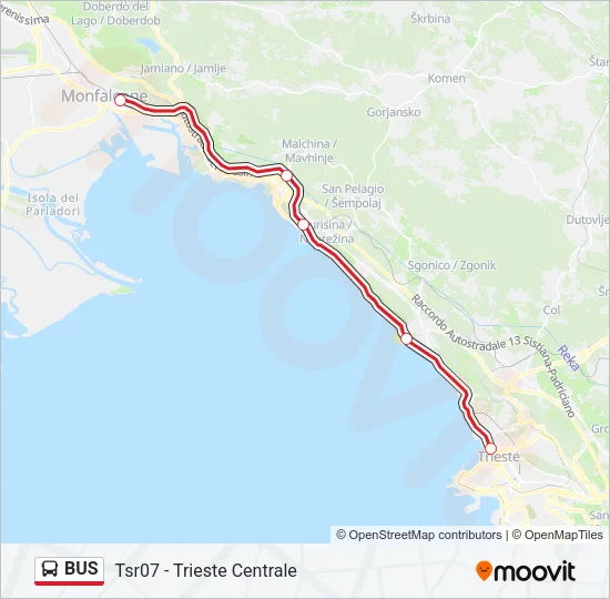 BUS  Line Map