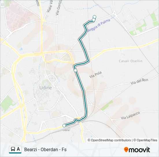 A Bus Line Map