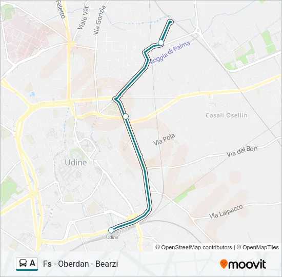 A Bus Line Map