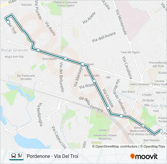 5/ Bus Line Map
