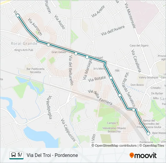 5/ Bus Line Map