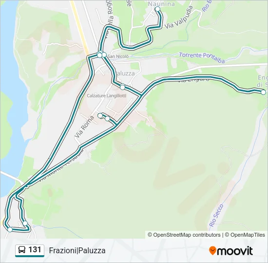131 Bus Line Map