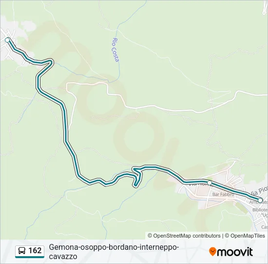 162 Bus Line Map