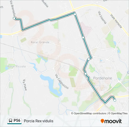 P56 Bus Line Map
