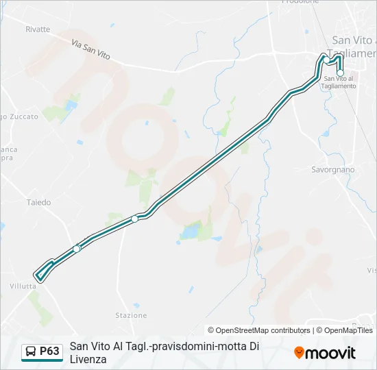 P63 Bus Line Map