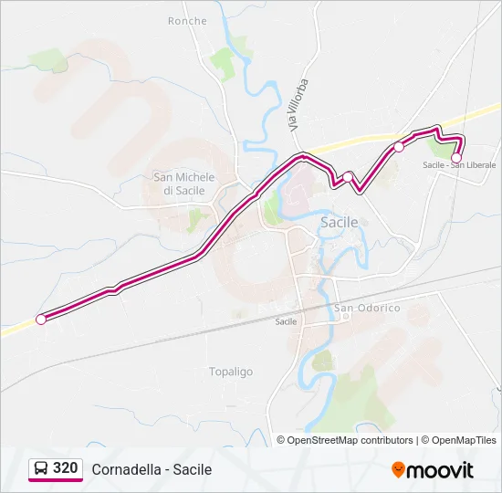 320 Bus Line Map