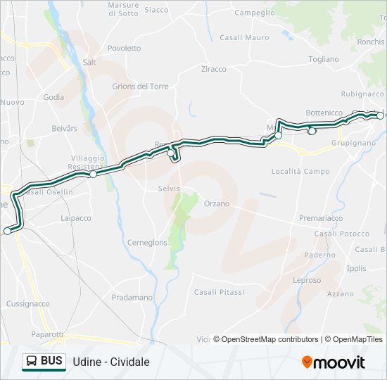 BUS Line Map