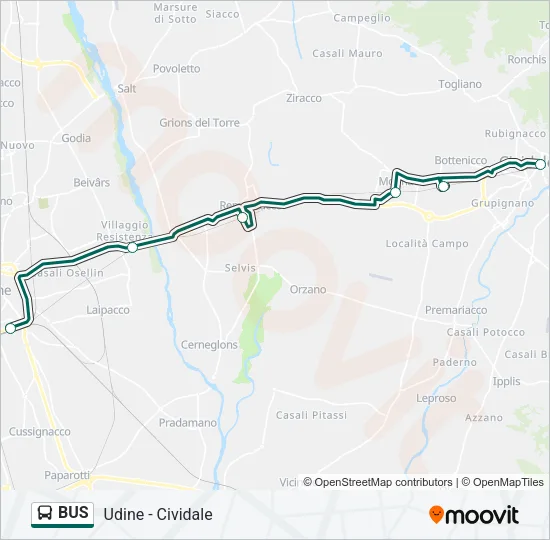 BUS Line Map