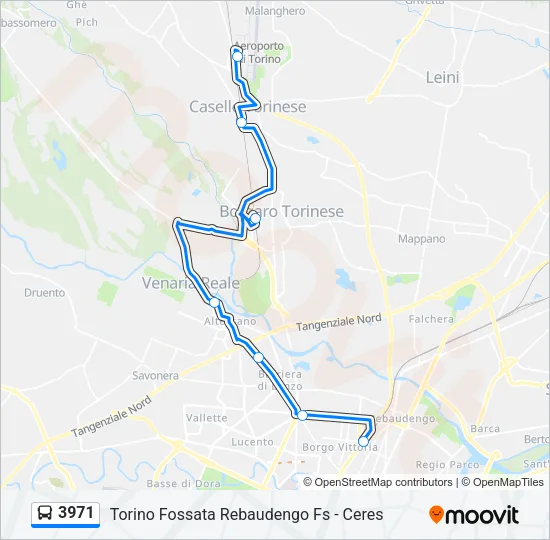 3971 Bus Line Map